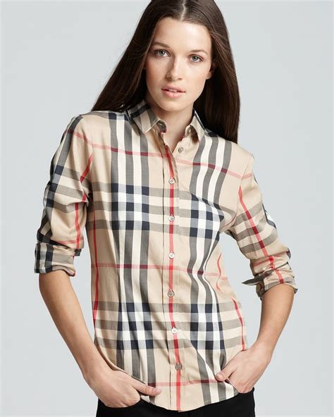 burberry brit blouses|female burberry shirts on sale.